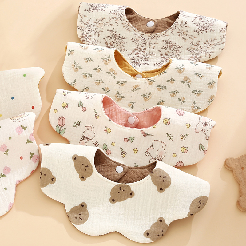 Printed Bibs Pack - 1 Paket Bib Bayi Baru Lahir,