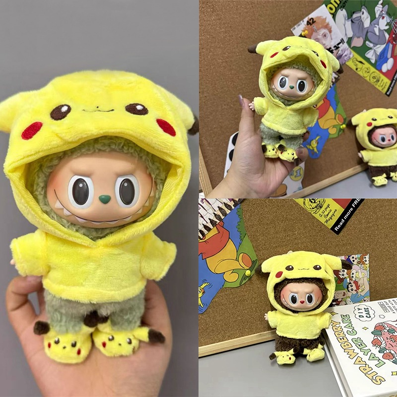 Baby Clothing Kit - 15 17cm Untuk Boneka Labubu Kartun