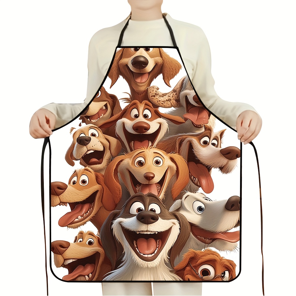Printed Bibs Pack - Celemek Anjing Kartun – 8 Motif