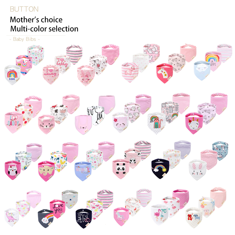 Printed Bibs Pack - Handuk segitiga produk bayi bib anak-anak