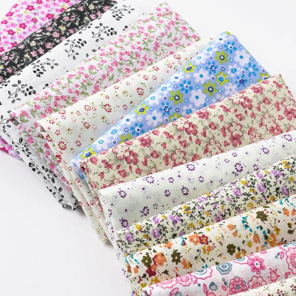 Baby Clothing Country - Kain Katun Bermotif Bunga Kecil Gaya