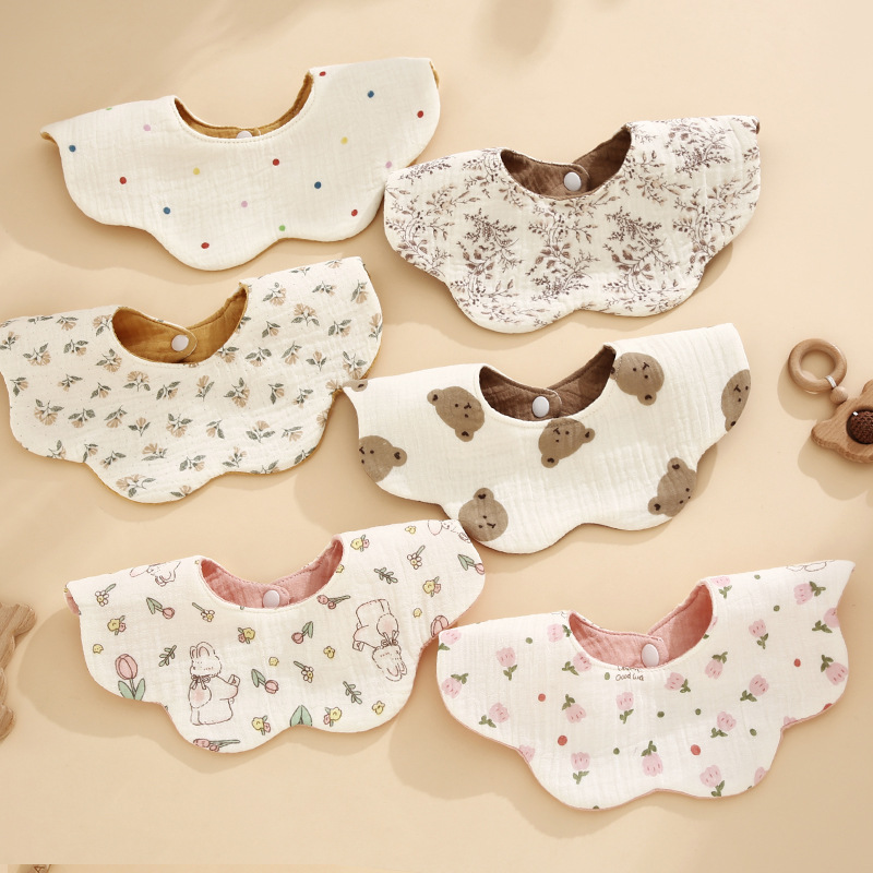 1 Paket Bib Bayi Baru Lahir, B - Printed Bibs Pack ulasan dan harga