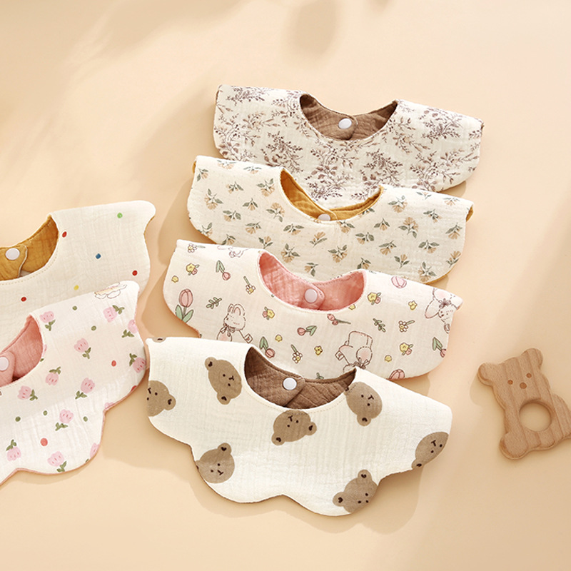 1 Paket Bib Bayi Baru Lahir, B - Printed Bibs Pack ulasan dan harga