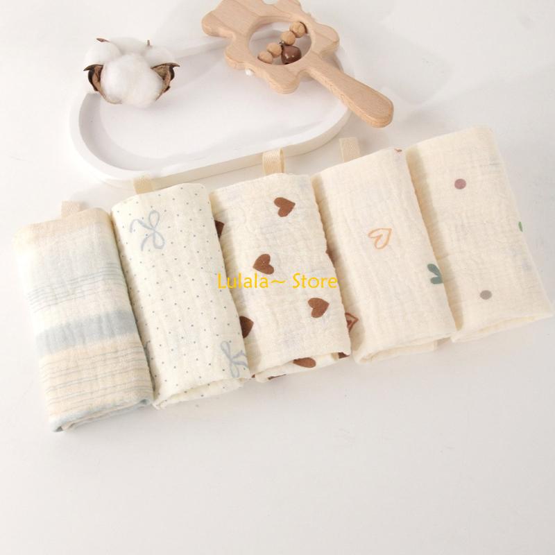 Y4QA Paket 5 Buah Handuk Mandi - Printed Bibs Pack ulasan dan harga
