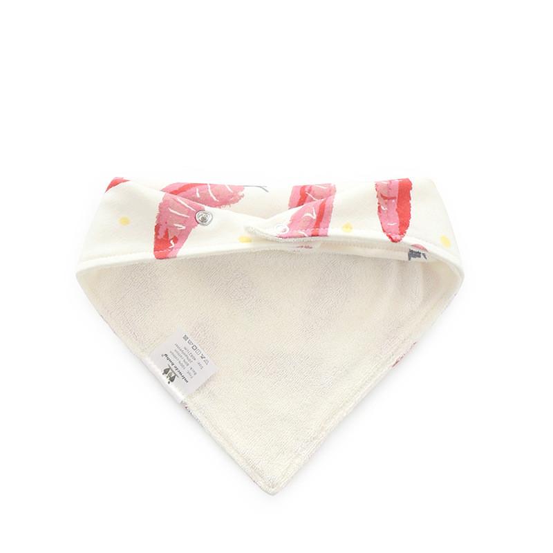 3pcs/pak Syal Bayi Katun Murni - Printed Bibs Pack ulasan dan harga
