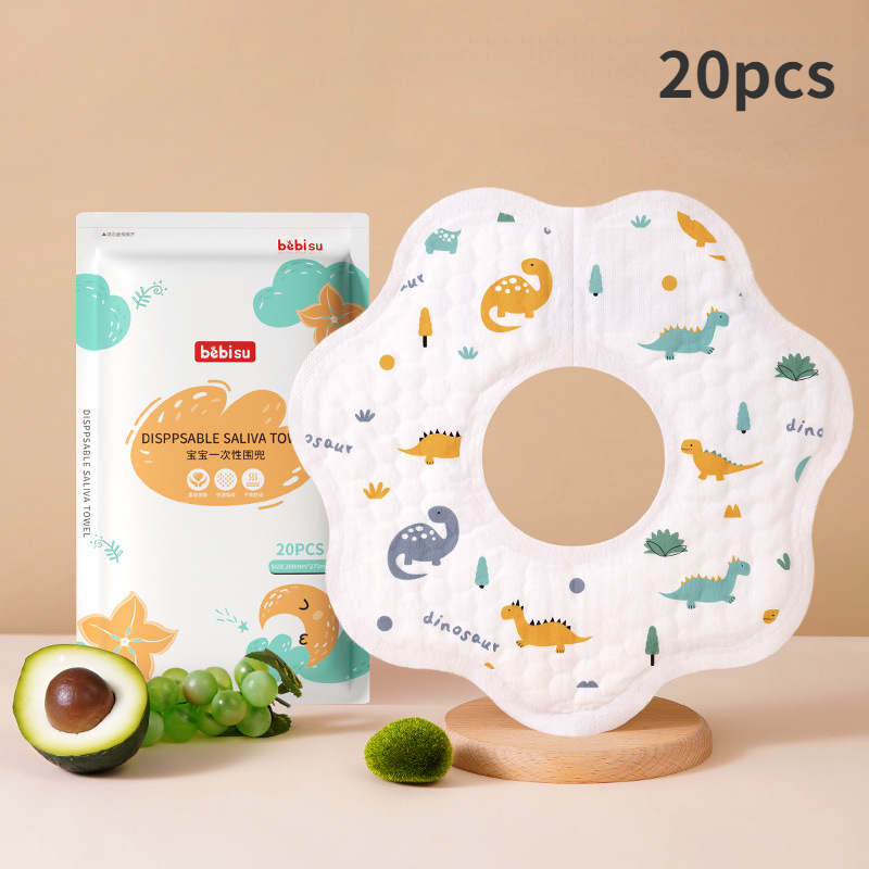 Bib bayi sekali pakai 20 buah/ - Printed Bibs Pack ulasan dan harga