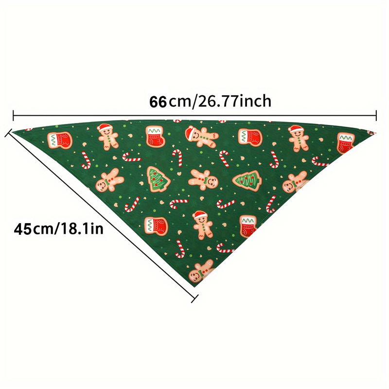 2 paket syal anjing Natal, sya - Printed Bibs Pack ulasan dan harga