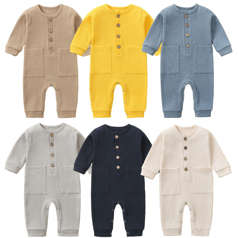 100% Katun Wafel Satu Potong B - Baby Clothing Factory Shop ulasan dan harga
