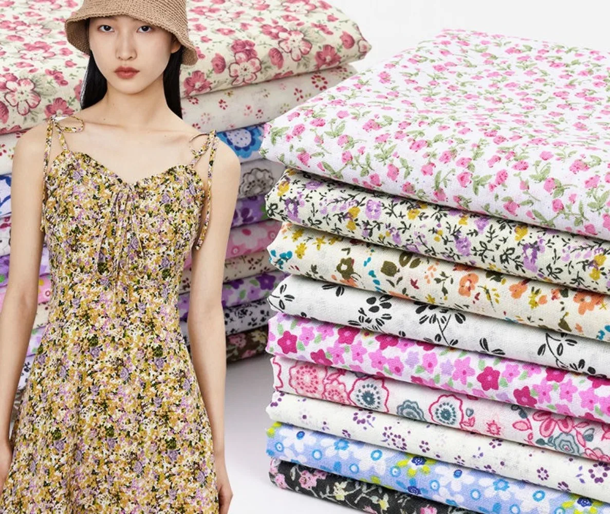 Kain Katun Bermotif Bunga Keci - Baby Clothing Country ulasan dan harga